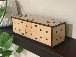 Altair 27 Steps Wooden Puzzle Box IQ Logic 3D Puzzle