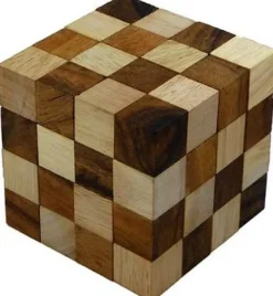 Anaconda Cube - Wooden Puzzle Brain Teaser
