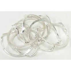8 Band Sterling Silver Puzzle Ring