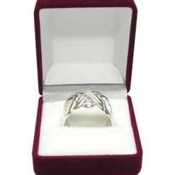 8 Band Sterling Silver Puzzle Ring