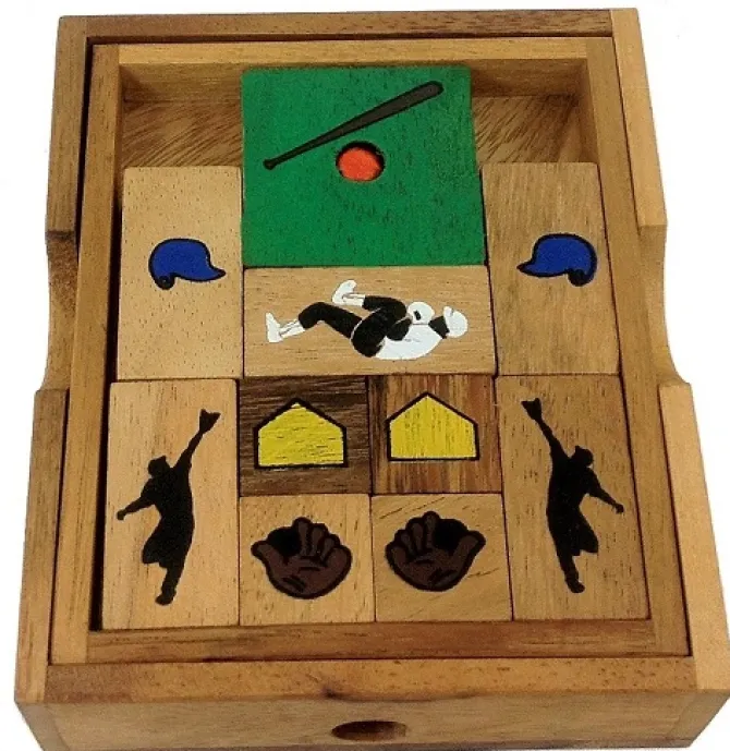Baseball Field - Wooden Puzzle Brain Teaser