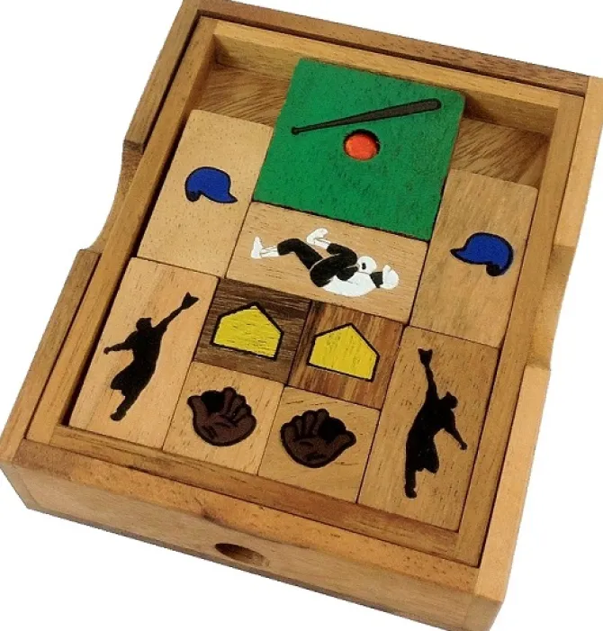 Baseball Field - Wooden Puzzle Brain Teaser