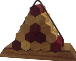 Beehive Pyramid Wooden Puzzle Brain Teaser