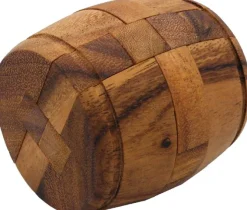 Beer Barrel Antique Style - Brain Teaser Wooden Puzzle