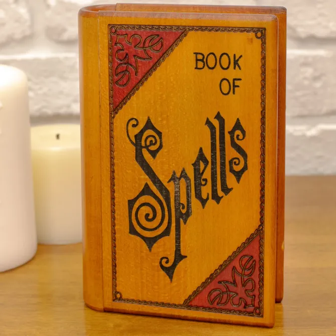 Book Of Spells - Secret Wooden Puzzle Box