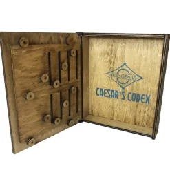 Caesar's Codex True Genius Wooden Brainteaser Puzzle Box