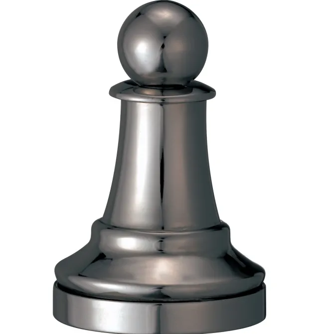 Cast Chess Pawn Black- Hanayama Metal Puzzle