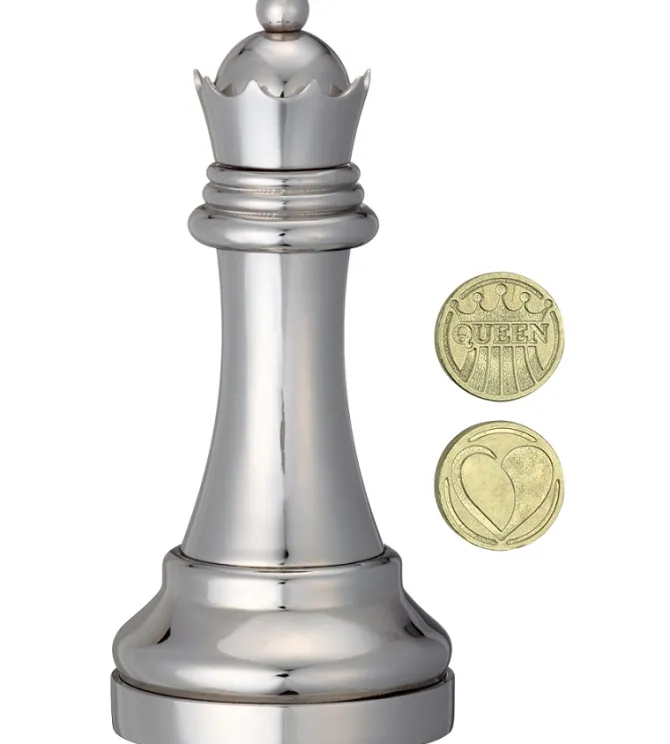 Cast Chess Queen Silver - Hanayama Metal Puzzle
