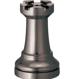 Cast Chess Rook Black- Hanayama Metal Puzzle