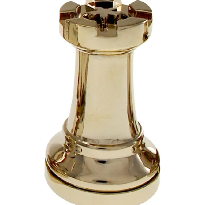 Cast Chess Rook Silver - Hanayama Metal Puzzle