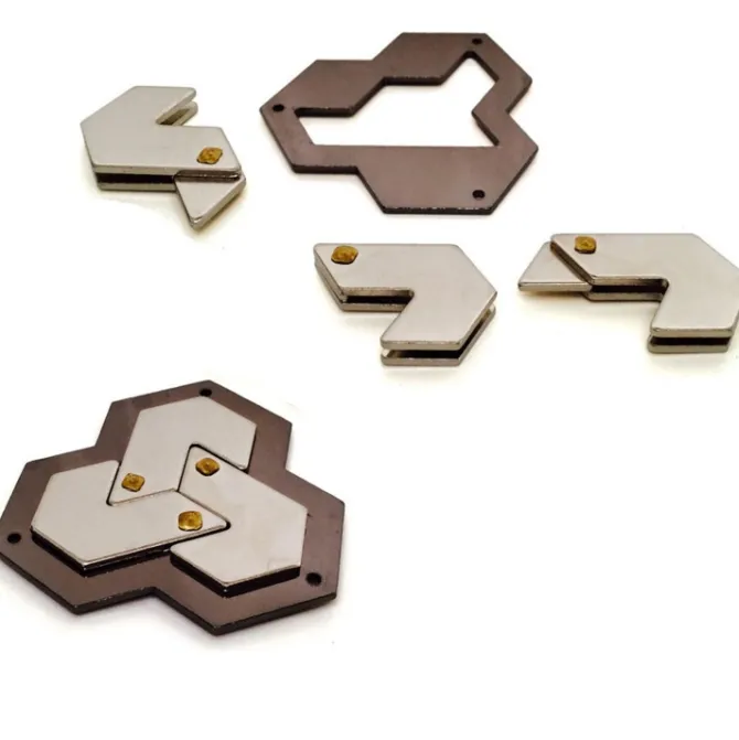 Cast Hexagon - Hanayama Metal Puzzle