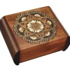 Chakra Flower Secret Wooden Puzzle Box