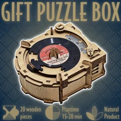 Cluepuzzle Box Record Player Gift Puzzle Box by iDventure