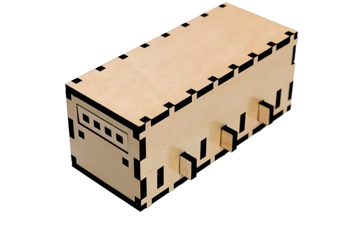 Cygnus Wooden Puzzle Box IQ Logic 3D Puzzle