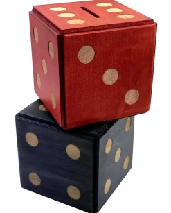 Enigma Dice Cube Secret Puzzle Box Money Trick Box - Red Color