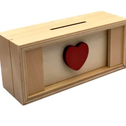 Enigma Heart Secret Puzzle Box - Money Gift Trick Box