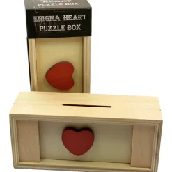 Enigma Heart Secret Puzzle Box - Money Gift Trick Box