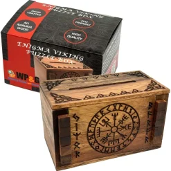 Enigma Viking Puzzle Box - Money Gift Giving IQ Secret Box