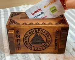 Enigma Viking Puzzle Box - Money Gift Giving IQ Secret Box