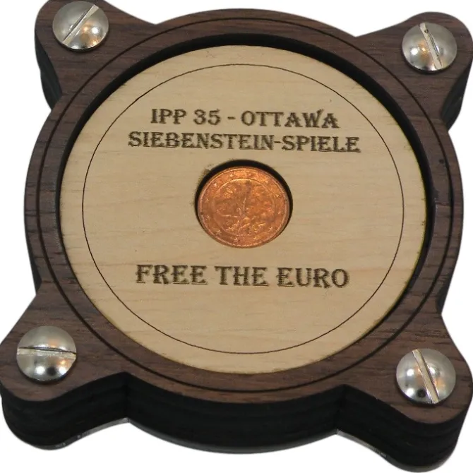 Euro-Falle 04 - Money Wooden Brain Teaser Puzzle