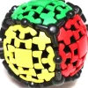 Gear Ball Black - Meffert's Rotation Brain Teaser Puzzle