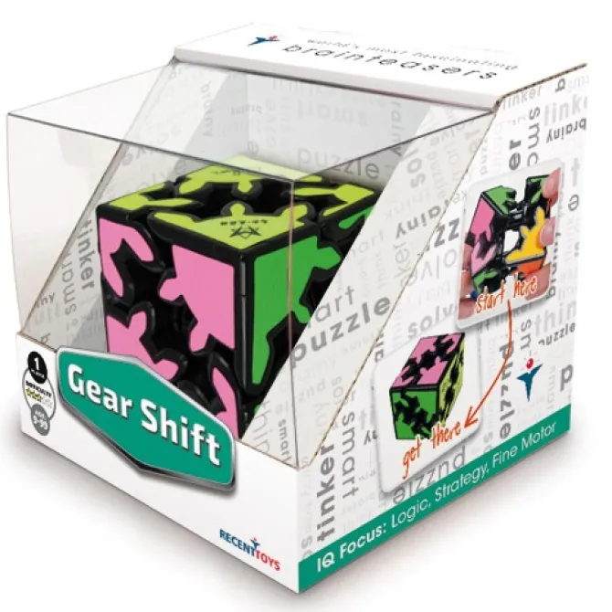 Gear Shift Cube - Meffert's Rotation Brain Teaser Puzzle
