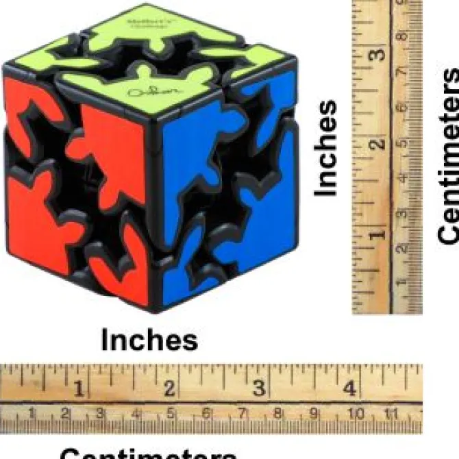 Gear Shift Cube - Meffert's Rotation Brain Teaser Puzzle