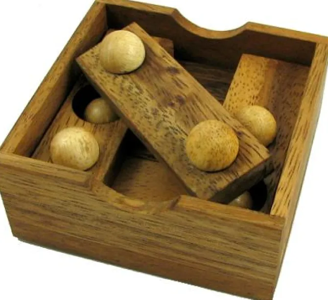 Golf Brain Teaser Wooden Puzzle