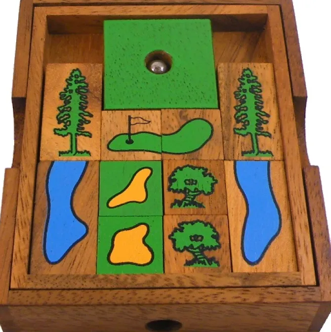 Golf Field - Wooden Puzzle Brain Teaser