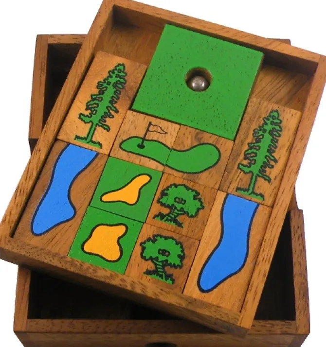 Golf Field - Wooden Puzzle Brain Teaser