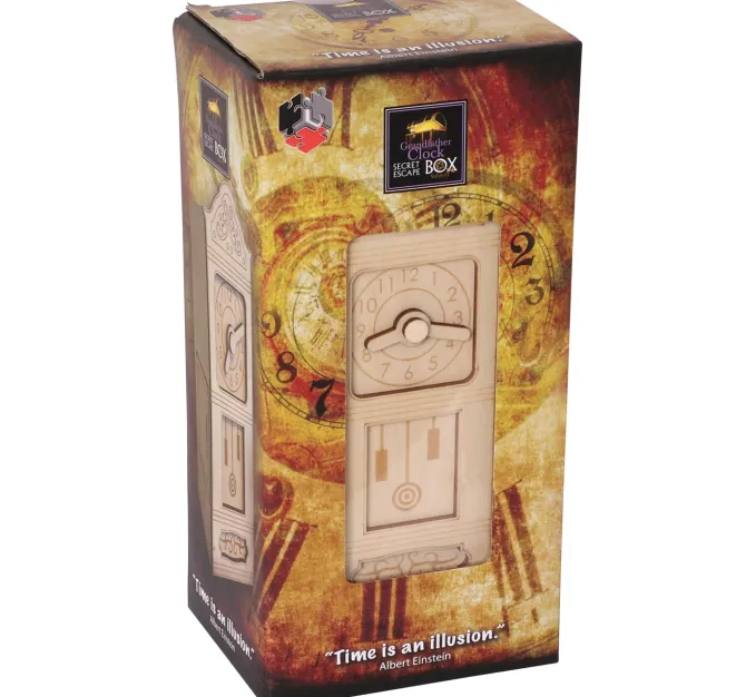 Grandfather Clock Secret ESCAPE Puzzle Box