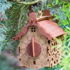 Happy New Year Gift Puzzle Box Lock - DIY Wooden kit