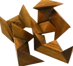 Hexagon Cube - Wooden Puzzle Brain Teaser