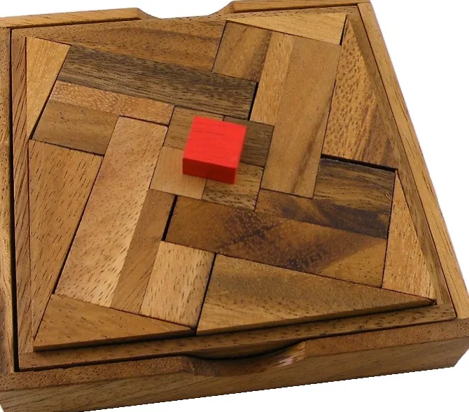 Impossible Square - Wooden Puzzle Brain Teaser