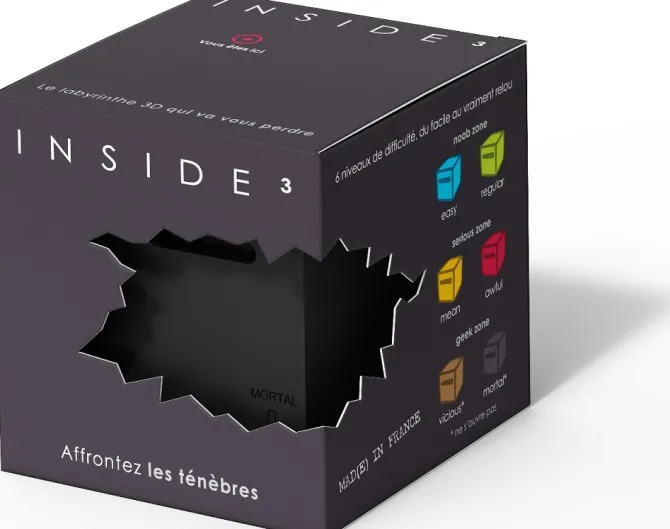 Inside³ Labyrinth 3D Puzzle Maze Cube - Mortal