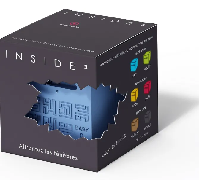 Inside? Labyrinth 3D Puzzle Maze Cube - Easy