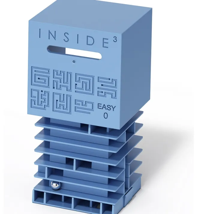 Inside? Labyrinth 3D Puzzle Maze Cube - Easy