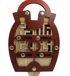 Labyschloss Lock - Wooden Maze Puzzle Game