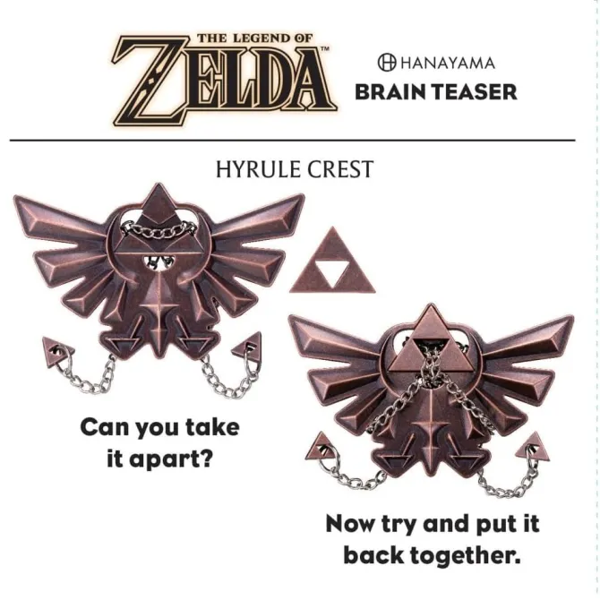 Legend of Zelda Hyrule Crest Hanayama Metal Puzzle