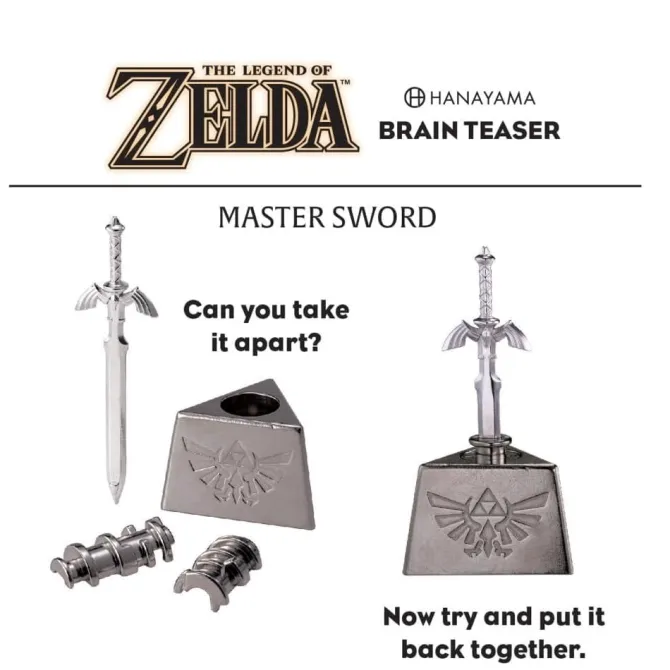 Legend of Zelda Master Sword Hanayama Metal Puzzle