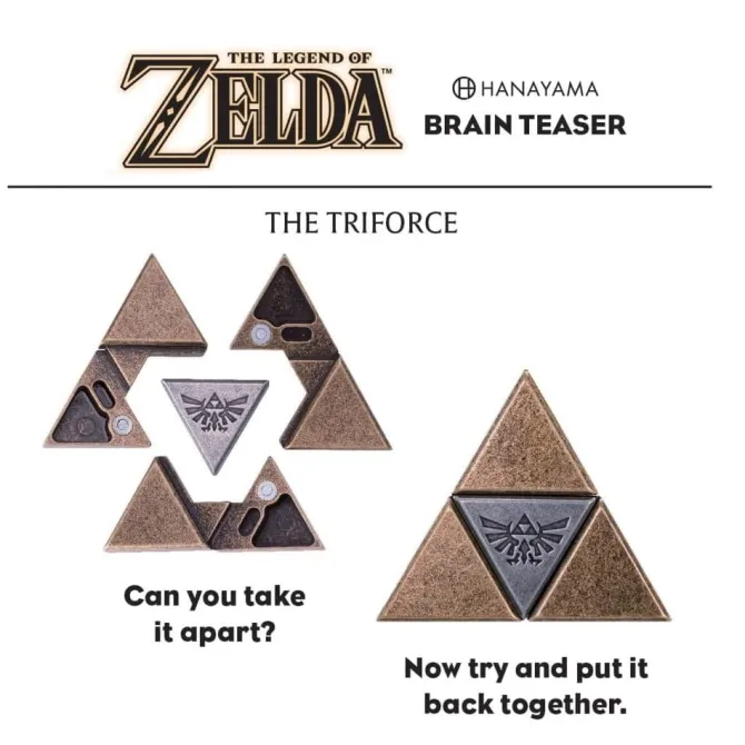 Legend of Zelda Triforce Hanayama Metal Puzzle
