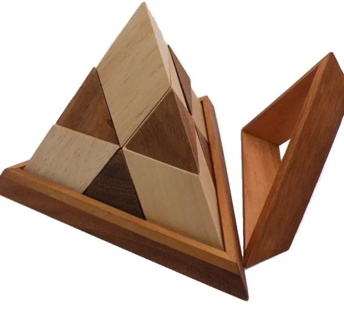 Luxor Egyptian Pyramid - Wooden Puzzle Brain Teaser