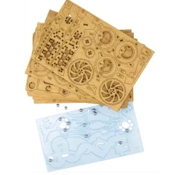 Marble Run Dragon - Mechanical Marble Maze Wooden DIY Kit