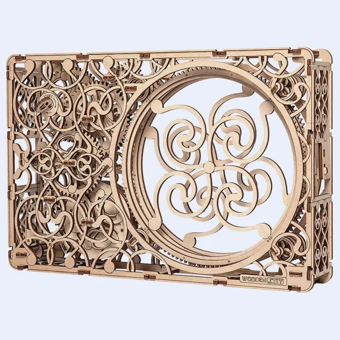 Mechanical Picture - 3D Mechanical, Engineering Self-Assembled Puzzle