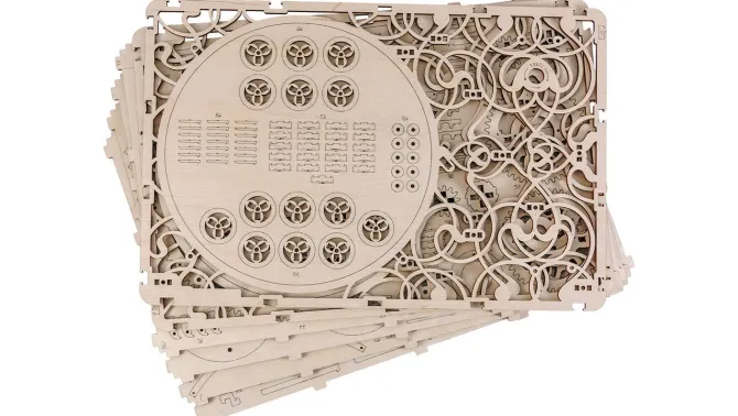 Mechanical Picture - 3D Mechanical, Engineering Self-Assembled Puzzle