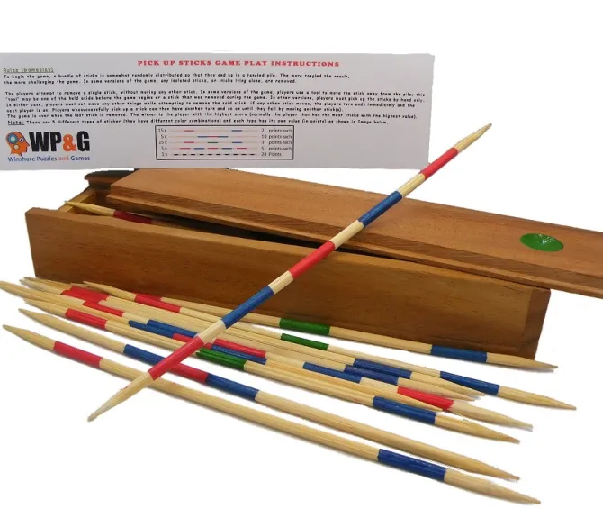 Pick Up Sticks - Wooden Classic Game