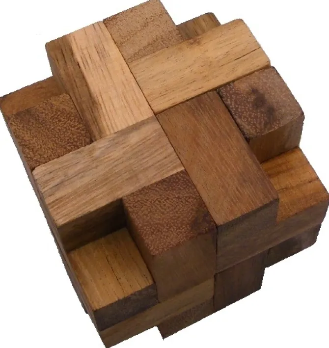Propeller Cube - Wooden Brainteaser Puzzle