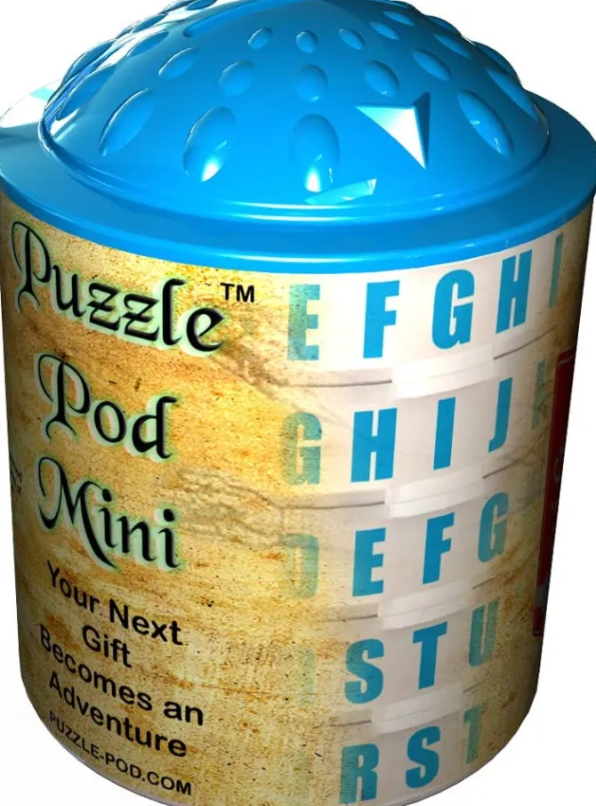 Puzzle Pod Mini Cryptex - Brain Teaser Gift Puzzle