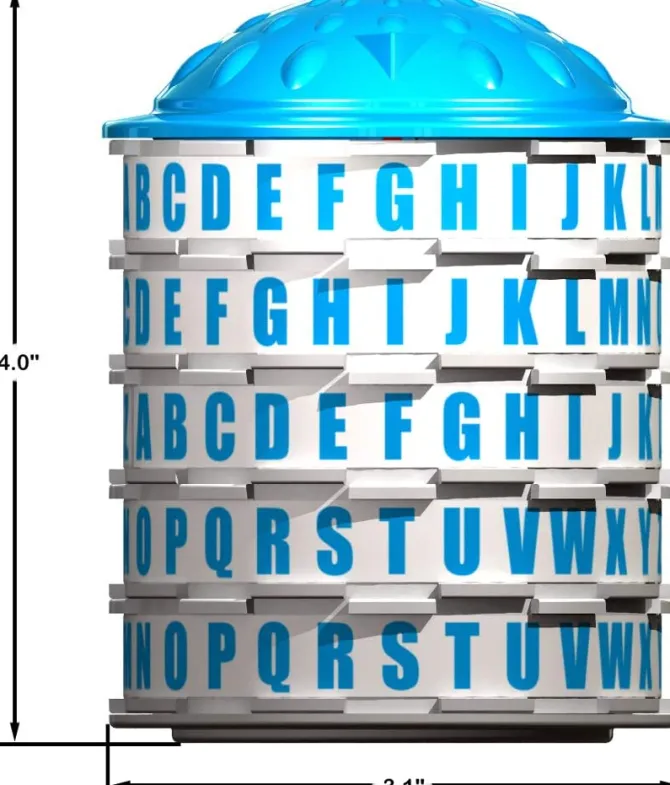 Puzzle Pod Mini Cryptex - Brain Teaser Gift Puzzle