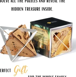 Puzzle Potato Anti-Gravity Metal Version - Escape Room Game Puzzle Box